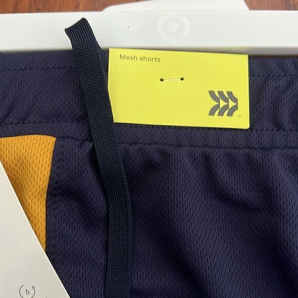 NWT All in Motion Size XL Men’s Mesh Shorts Navy Quick Dry Moisture Wicking - Picture 5 of 8